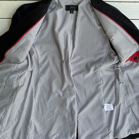 J.Crew Velvet Parke Blazer Deep Navy sz 4 - Picture 5 of 11